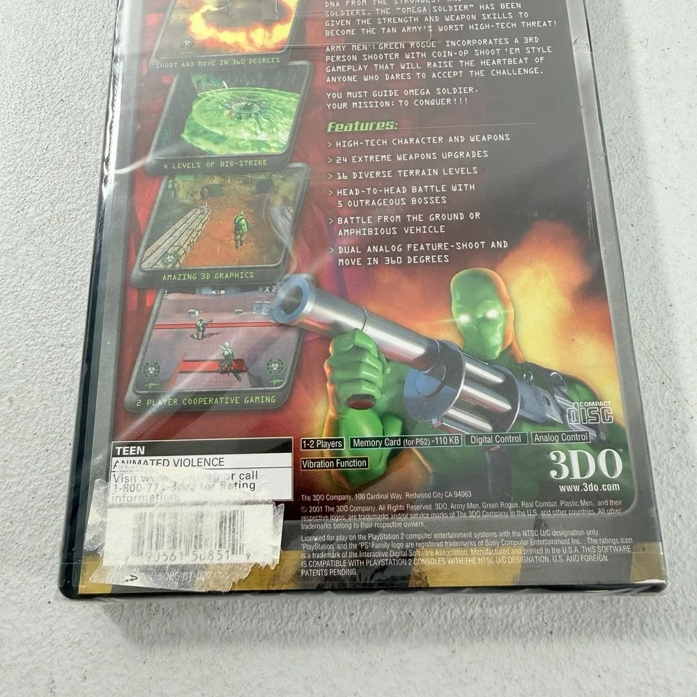Army Men: Green Rogue PS2 (Brand New Factory Sealed US‎ Version) Playstation 2